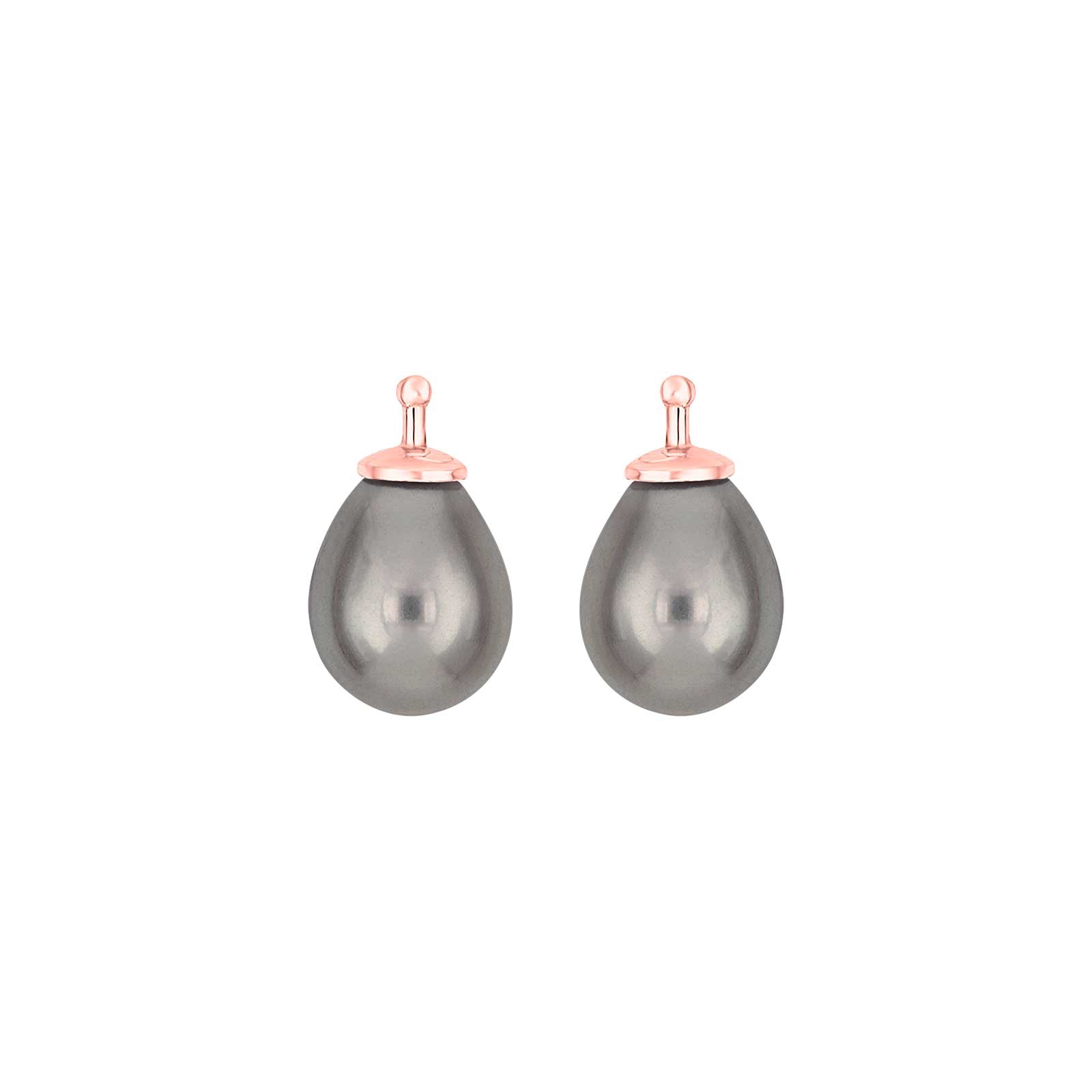 RosaVergoldet, System-einhänger, E2, 10x8mm, mallorquinisches Kleinod