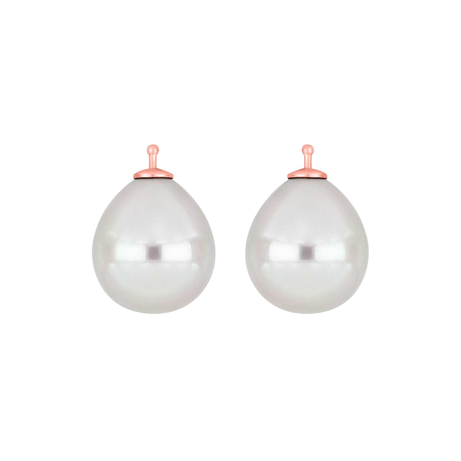 RosaVergoldet, System-einhänger, E9, 14x12mm, mallorquinisches Kleinod