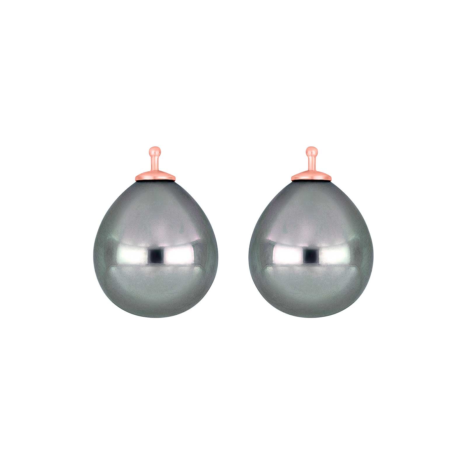 RosaVergoldet, System-einhänger, E9, 14x12mm, mallorquinisches Kleinod