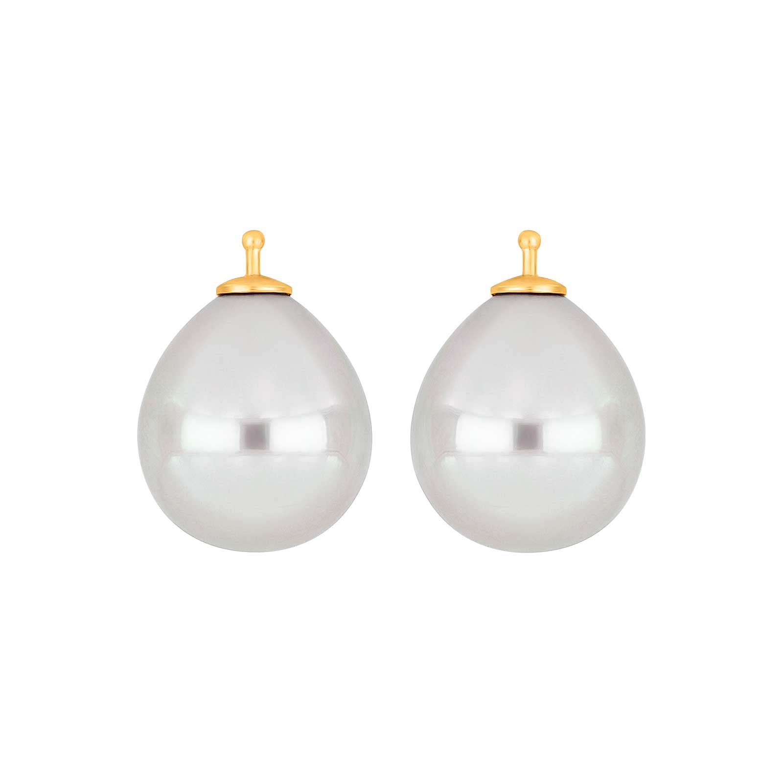 Vergoldet, System-einhänger, E10, 16x14mm, mallorquinisches Kleinod