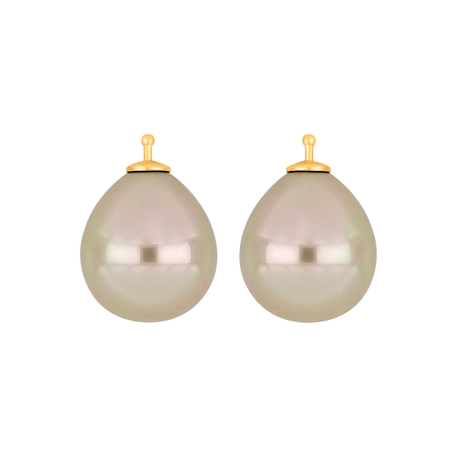 Vergoldet, System-einhänger, E10, 16x14mm, mallorquinisches Kleinod