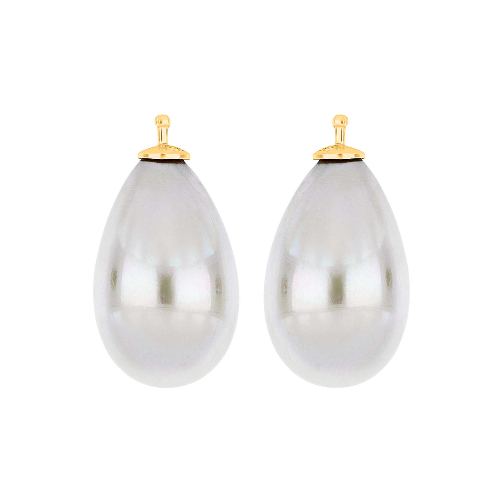 Vergoldet, System-einhänger, E36, 22x13mm, mallorquinisches Kleinod