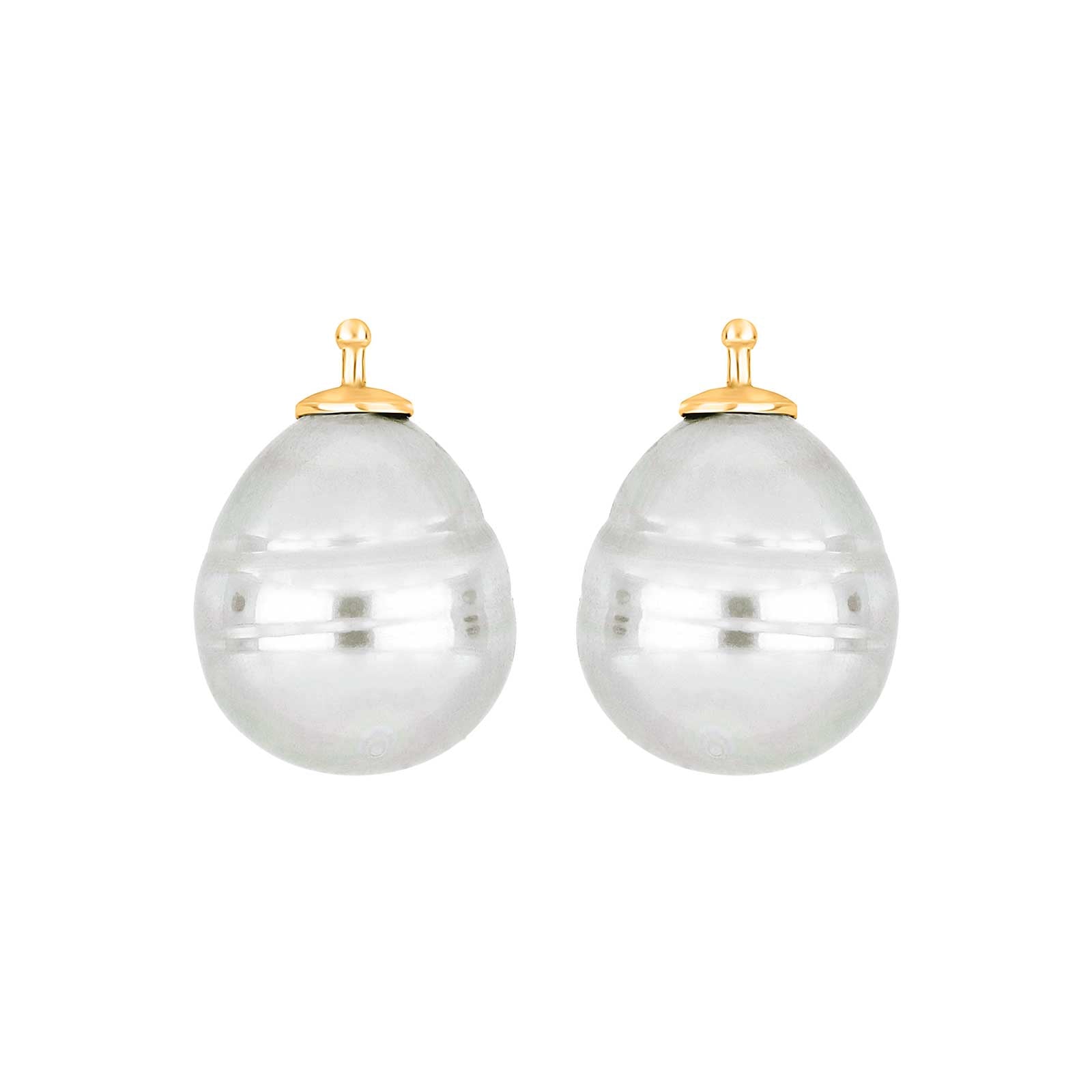 Vergoldet, System-einhänger, E11, 16x13mm, mallorquinisches Kleinod