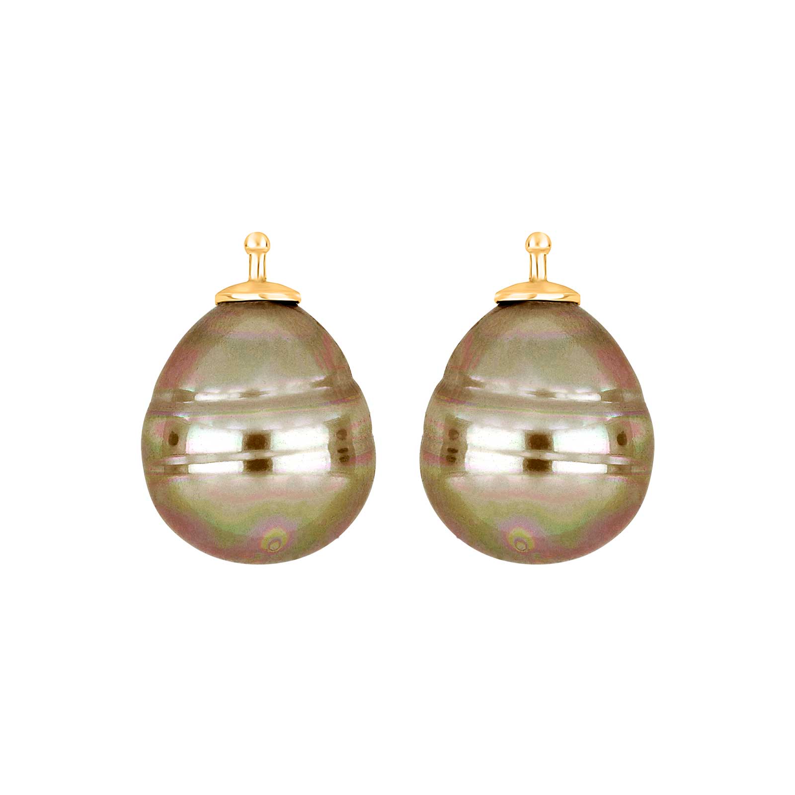 Vergoldet, System-einhänger, E11, 16x13mm, mallorquinisches Kleinod