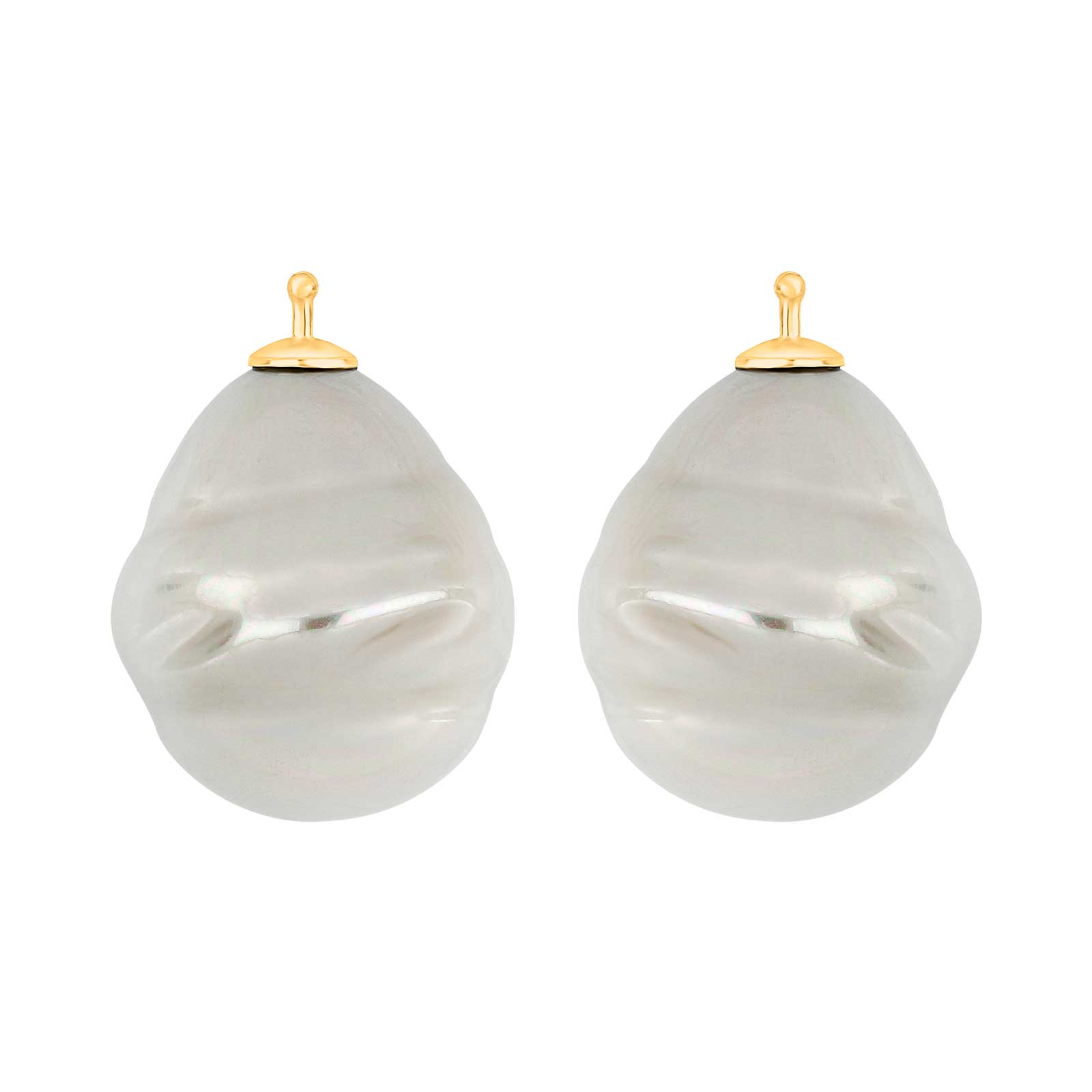 Vergoldet, System-einhänger, E13, 20x17mm, mallorquinisches Kleinod