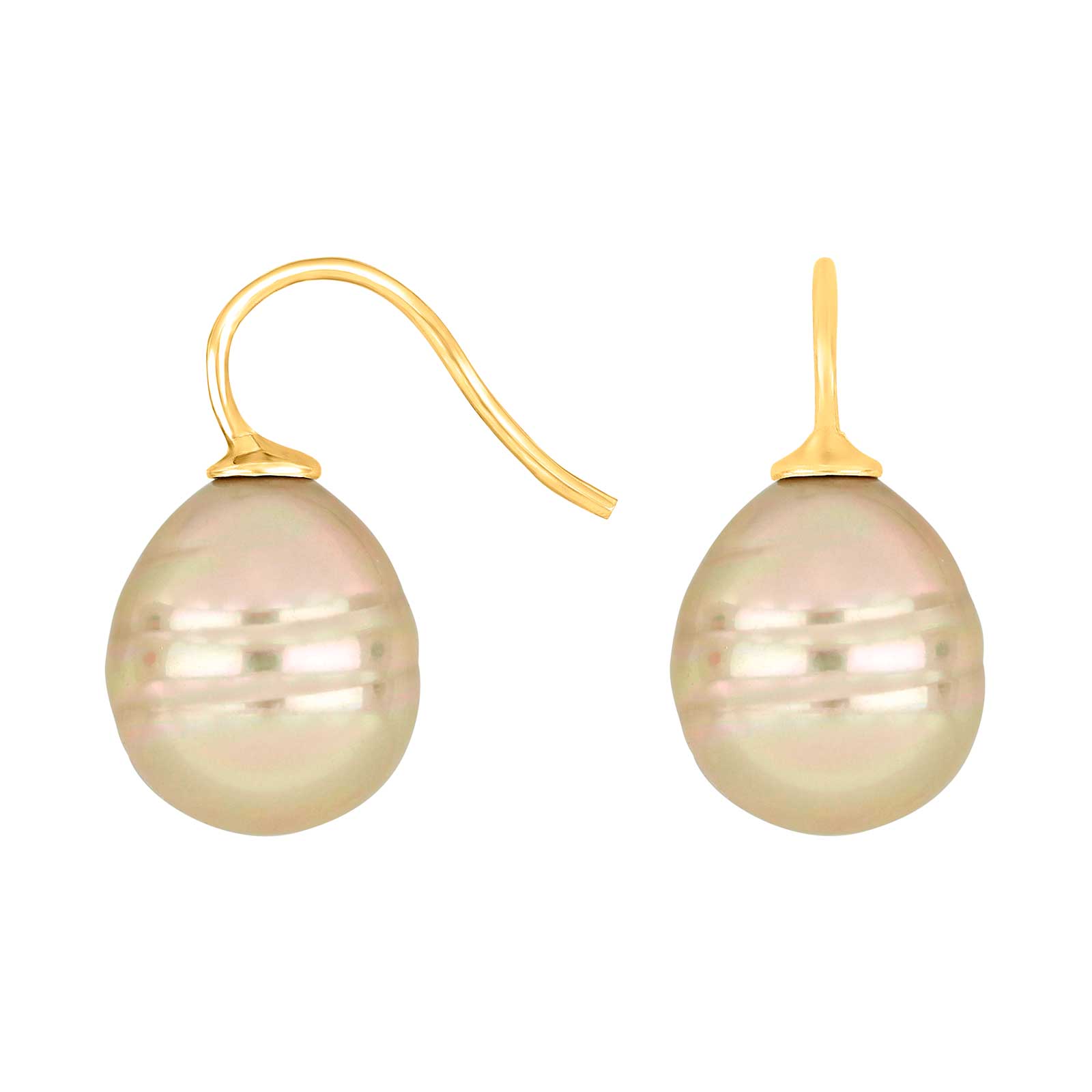 Vergoldet, System-einhänger, O1306, 16x13mm, mallorquinisches Kleinod