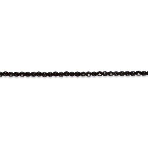 Halskette, Quarz-Glas Facettieret - 90cm